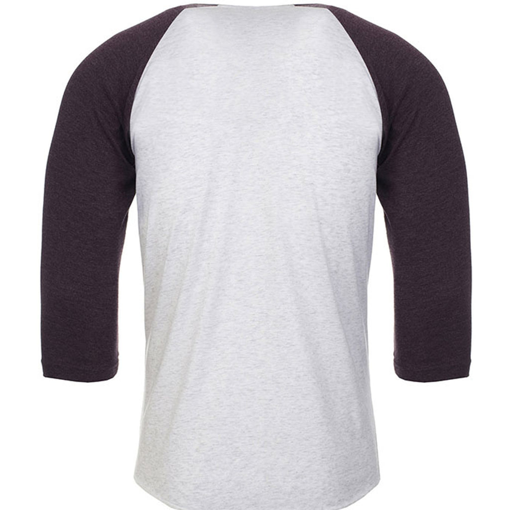 Vintage Purple/ Heather White - 6051 - BACK